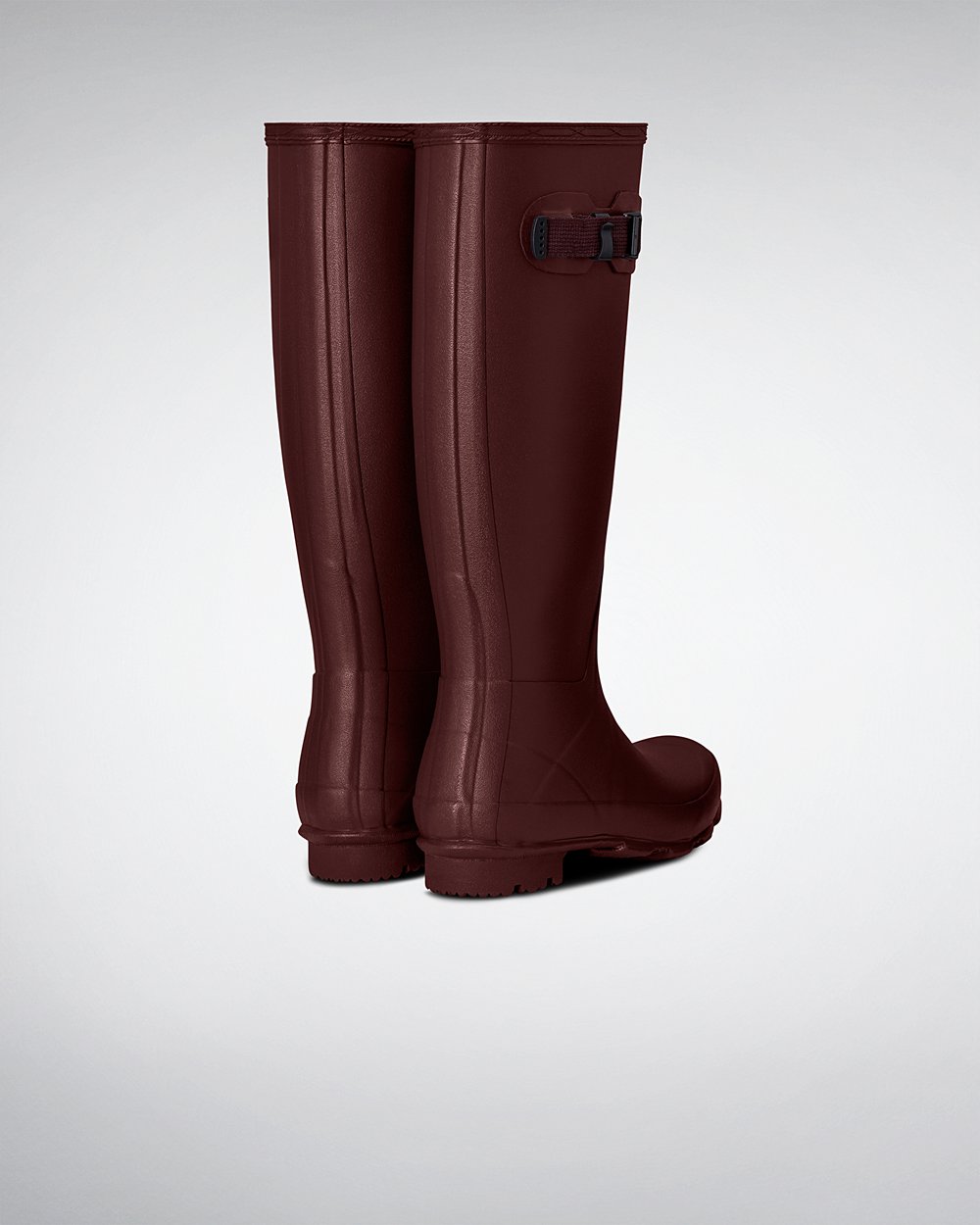 Hunter Mujer Norris Field - Botas de Lluvia Moradas Rojas - 854-QCFOJI